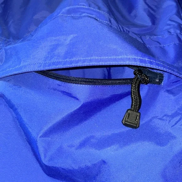 NWT TRI-MOUNTAIN MENS Blue & Black Hooded Jacket.  Size Medium - Picture 6 of 11